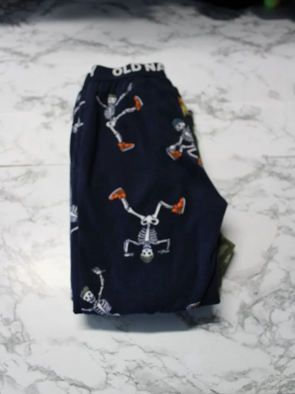 Old Navy Boys Fleece Lounge Pajama Bottoms Pizza Halloween Christmas Size 6-7